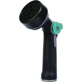 Gilmour (2)-Gilmour Metal 7-Pattern Thumb Control Nozzle, Black & Green