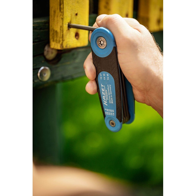 Hazet 2115 / 8kh 8 Piece t9-t40 Torxオフセットスクリュードライバーセット