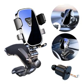 Soporte Para Celular Coche,porta Celular Carro 3en1 Estable