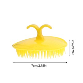 Artibetter 12-teiliges Set zur Massage von Leder und Haar, Haarbürsten, Dusch-Shampoo, wiederverwendbare Haarbürsten, aus Kunststoff, für Haarreinigung (zufällige Farbe)