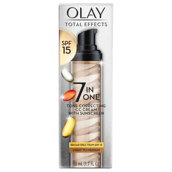 Olay CC Cream, Total Effects with Sunscreen SPF 25, Light