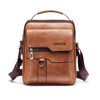 ANPTER Shoulder Bag for Men Messenger Bag PU Leather Crossbody