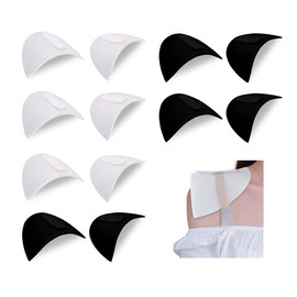 YZROHYI 6 Pairs of Foam Shoulder Pads with Velcro Strap, Blazer Shoulder Pads, Costume, Shoulder Pads, Inserted Shoulder Pads, Football Reusable, Clothing Shoulder Pads for Sewing for DIY