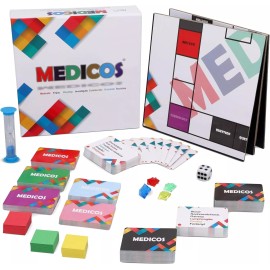 Medicos Medical Board Game - Medical Terminology Flash Cards 2024 to Learn While Having