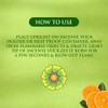 SPA CEYLON Lemongrass and Mandarin Aromaveda Incense Sticks | Energizing