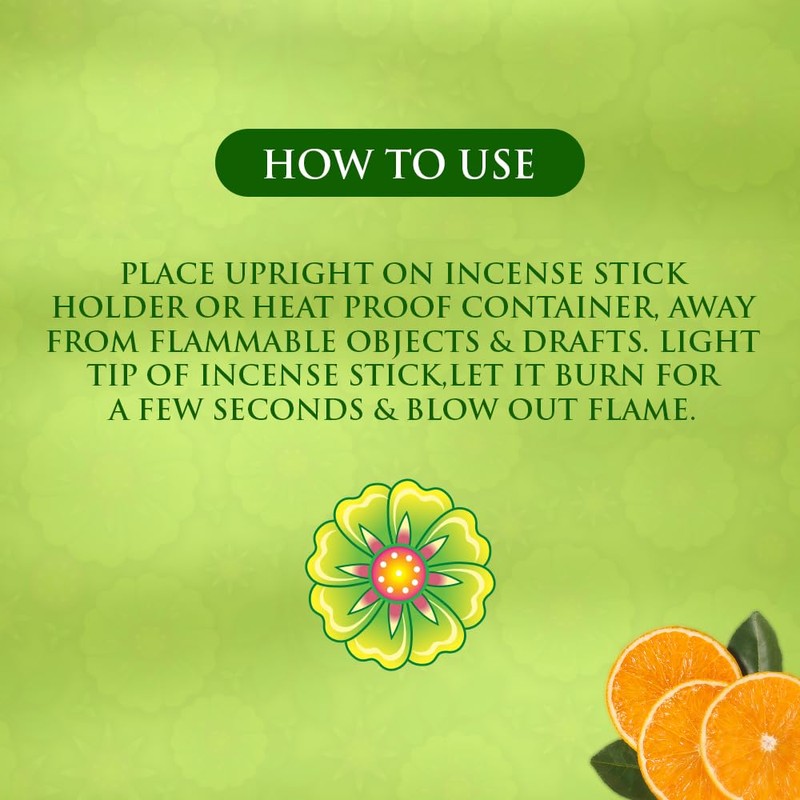 SPA CEYLON Lemongrass and Mandarin Aromaveda Incense Sticks | Energizing