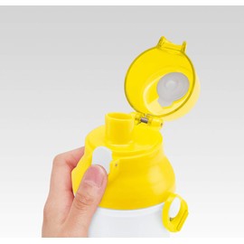 Skater PSB5SANAG-A Children's Ag+ Antibacterial Plastic Water Bottle, 16.9 fl oz (480 ml), Shimajiro, 21 Made in Japan