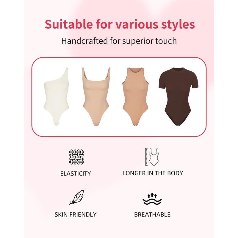 Liebster Heart-Shaped Bodysuit Extender - Custom Fit, Stretchable Snap-On Extension