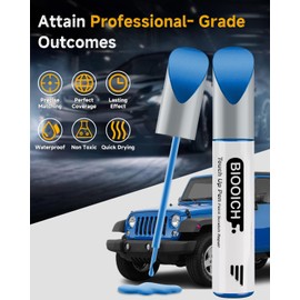 Hydro Blue/Laser Blue Pearl PBJ/MBJ Touch Up Paint Pen for Jeep Exact Color Match Car Chip and Scratch Repair for Jeep Cherokee Wrangler Compass Grand Cherokee Commander Liberty