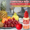 Qualirey 20 Pack Fruit Fly Trap Refill Liquid, 0.68oz/ Bottle