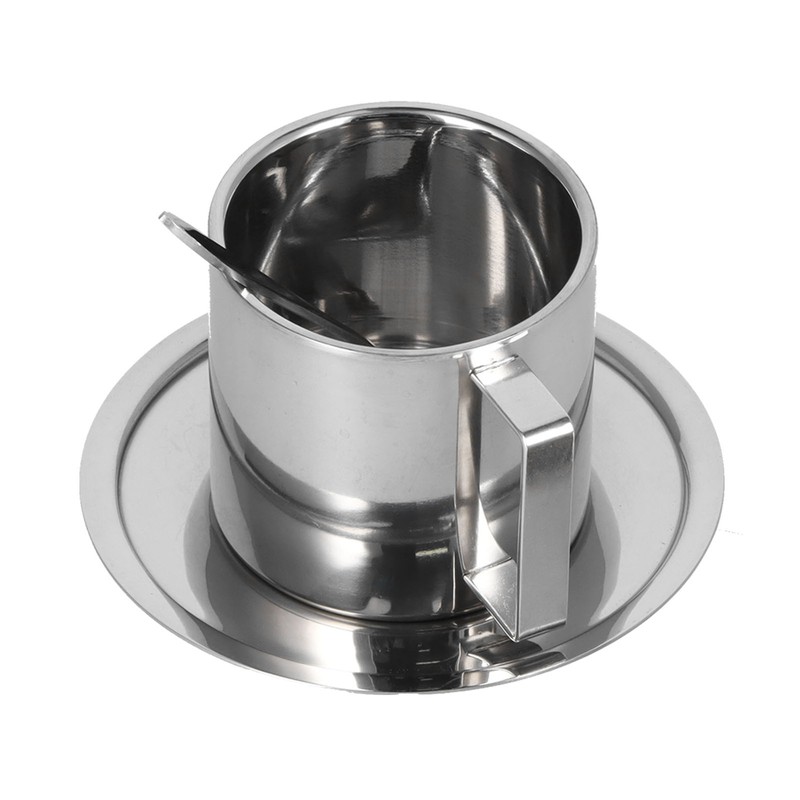 3PCS/Set Insulated Coffee Cup Set Stainless Steel Double Walled Mugs