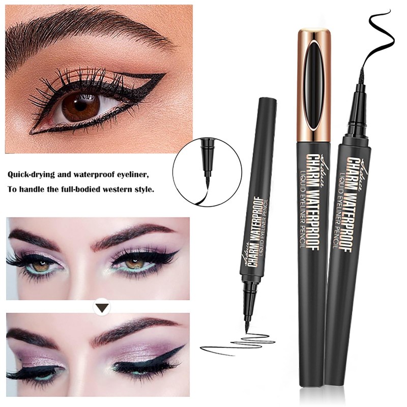 Waterproof Magic Eyeliner - Black, Long-Lasting, Sweat & Smudge-proof, Super