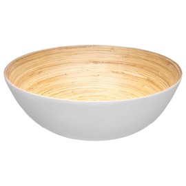 5five - Salad Bowl Diameter 30 cm Bamboo White