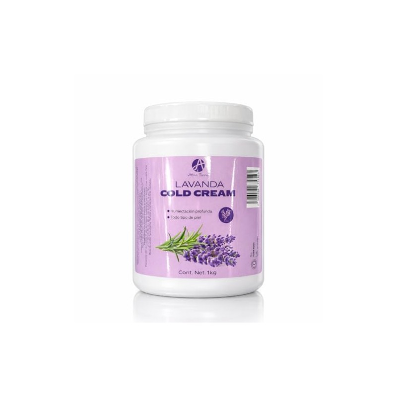 Crema Fría Lavanda Alma Tierra, Hidratante Profundo, Todo Tipo de