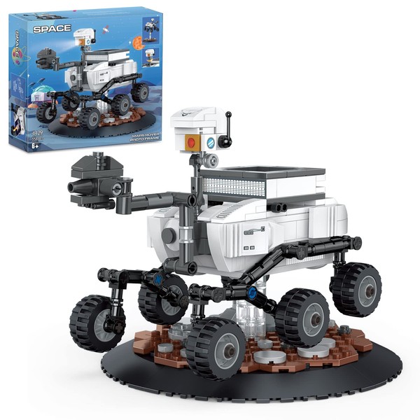 Finebely Mars Rover Space Explorer Building Kit 229 PCS with Mini Astronaut, Space Toys for Kids Who Love Mars Research & Exploration Adventures, Space Rover Model Gift for Boys Girls Aged 6-12