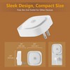 YUNLEX 2 Pack Plug in Night Light with Motion Sensor