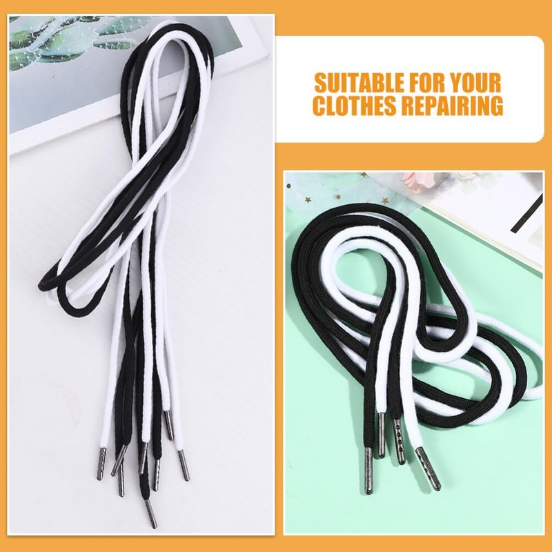 Frcolor 16 Pcs Replacement Hoodie String Pants Drawstring Hoodie String