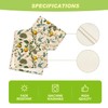Artoid Mode Brown Lemon Tree Bird Flower Summer Table Runner,Spring