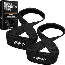 Correas de elevación para levantamiento de pesas, correas de levantamiento de pesas para hombres y mujeres, correas de muñeca, levantamiento de pesas, correas de gimnasio, figura 8 correas