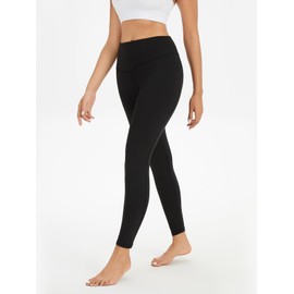 ATTIQOZI 4 Pack Women's Fleece Lined Leggings, High Waisted Thermal Leggings for Women Winter Warm Workout Yoga Pants Cold Weather Black/Dark Gray/Black/Gray M