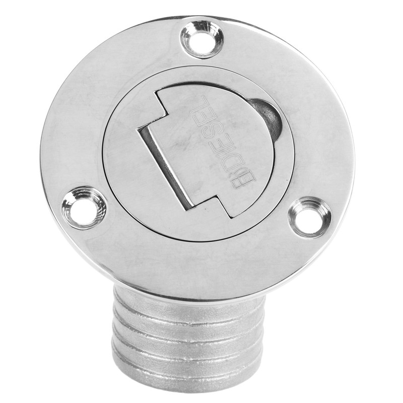 Boat Deck Filler 45° 316 Stainless Steel 38mm Flip Fill