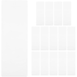 SEWACC 15 Fundas Transparentes Para Marcapáginas De Pvc Protectoras De Imágenes Separadores De Libros Livianos Y Resistentes Al Agua Para Manualidades Diy Y Organización