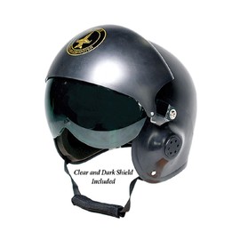 Adult Costume Pilot Helmet Black