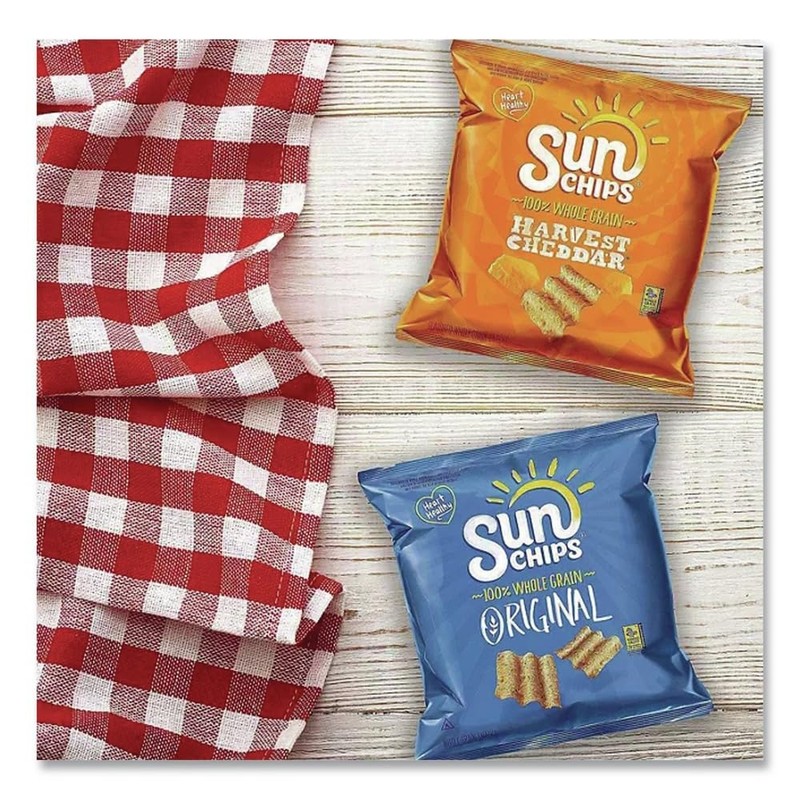 SunChips Variety Mix, Assorted Flavors, 1.5 Oz Bags, 30 Bags/box