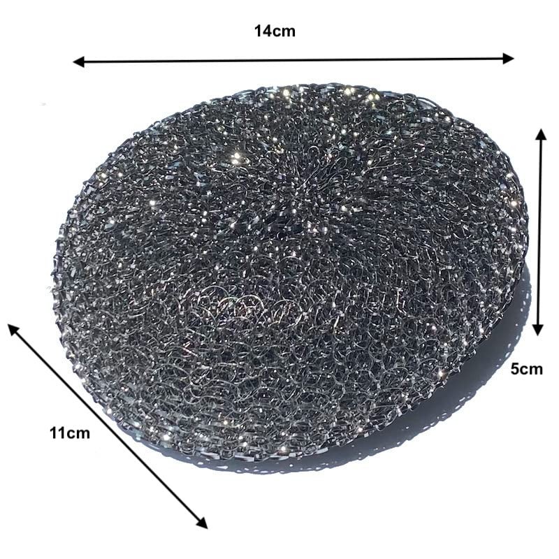 3pc Large 100g Heavy Duty Course Steel Wool Cleaning Scouring
