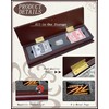 Wooden Cribbage Board Game Set with Cards & Metal Pegs
