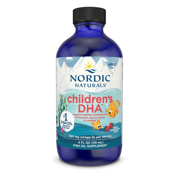 Nordic Naturals Children’s DHA, Strawberry - 4 oz for Kids-