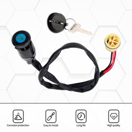 AWSZH Ignition Key Switch for Honda Foreman 450 500 Rancher 350 400 420 Rubicon 500 650 680 TRX350 TE TEX400FGA TRX450TE TRX450ES 4X4 TRX500FM TRX650FA TRX680FA