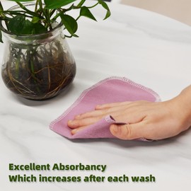 Chloven Reusable Toilet Paper Washable Roll - 48 Pack Cotton Cloth Bidet Towels,Absorbent Rollable Toilet Cloth Wipes,Colored Reusable Tissues for Home Household Cleaning RV Camper