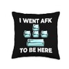 WASD Gaming Keyboard Keycap Player Throw Pillow