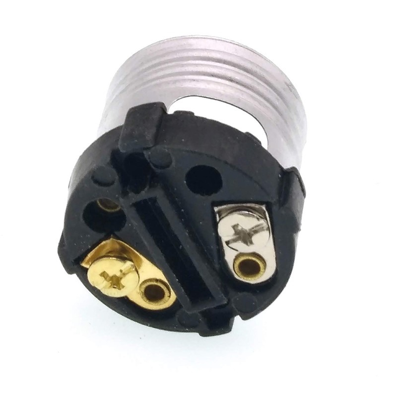 Phenolic Medium Base Light Socket,3 Pack TWDRTDD White Period Style