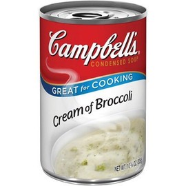 Campbell's, Condensed Cream of Broccoli Soup, 10.75oz Can (Pack of 6)