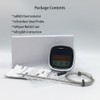 BBQ Thermometer 2 Alarm Mode Touch Screen Backlight Function Meat