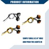 Hihaha Universal LED Turn Signal Horn Kit with Handlebar Toggle