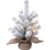 infactory Mini Christmas Tree with USB: Set of 4 Decorative