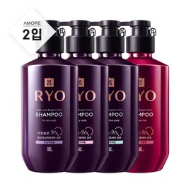 Amore Ryeo Jayangyunmo 9EX Hair Loss Symptoms Professional Care Shampoo 2 Pack - 03 Shampoo for Sensitive Sensitivity 400ml x 2 / 아모레 려 자양윤모 9EX 탈모증상전문케어 샴푸 2입 - 03민감성용 샴푸 400ml 2개