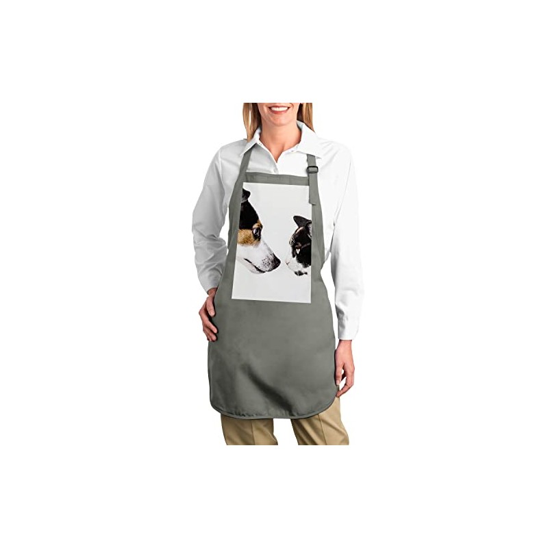 Fabulous Premium Kitchen Apron Dog and Cat Best Friends Pets