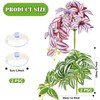 QUOZUO 2 Pack Reptile Plants for Terrarium, Artificial Leaves Habitat