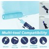 Multi-Angle Paint Brush Extender Set,Multi-Angle Paint Brush Extension Pole,1m Stainless