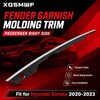 XQSMWF Front Passenger Right Side Chrome Fender Garnish Molding Trim