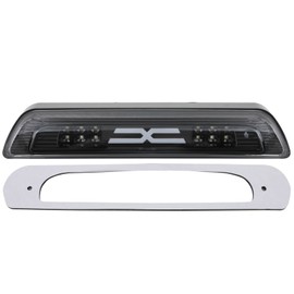 LBRST Rear High Mount Stop Brake Lights LED Third Brake Cargo Light Fit For Toyota Tundra 2007-2018 Third Rear Cab Roof Center Tail Cargo Lamp Black Housing Clear Lens