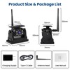 Hikity WiFi Magnetic Solar Wireless Backup Camera for Trucks/RV/Trailer