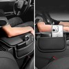 Car Center Console Cover, PU Leather Armrest Pad Cover, Universal