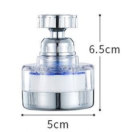 Zuxbolf Wasserfilter Wasserhahn 360°Drehbar Wasserhahnfilter mit 8 Filtereinheiten & Universaladapter Wasserhahnaufsatz Schwenkbar Wasserhahnverlängerung Wasserhahnbelüfter für Küche Bad Waschbecken