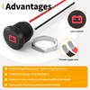 RVMARINEPAT 12V LED Indicator Light Small Indicator Light Waterproof 1/2"