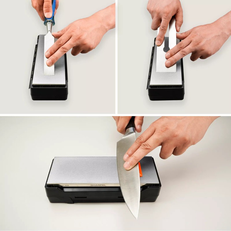 SHARPAL 162N & 156N Dual 325/1200 Grit Diamond Sharpening Stone